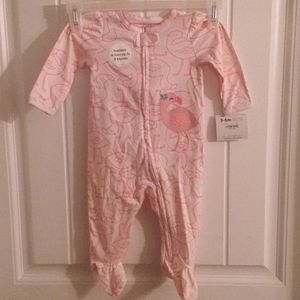 CARTER'S BRAND / INFANT GIRLS SLEEPER / 3-6 MONTHS